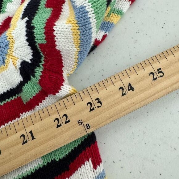 Talbots Women’s Button Up Colorful Sweater Size XL 100% Cotton - Picture 11 of 13